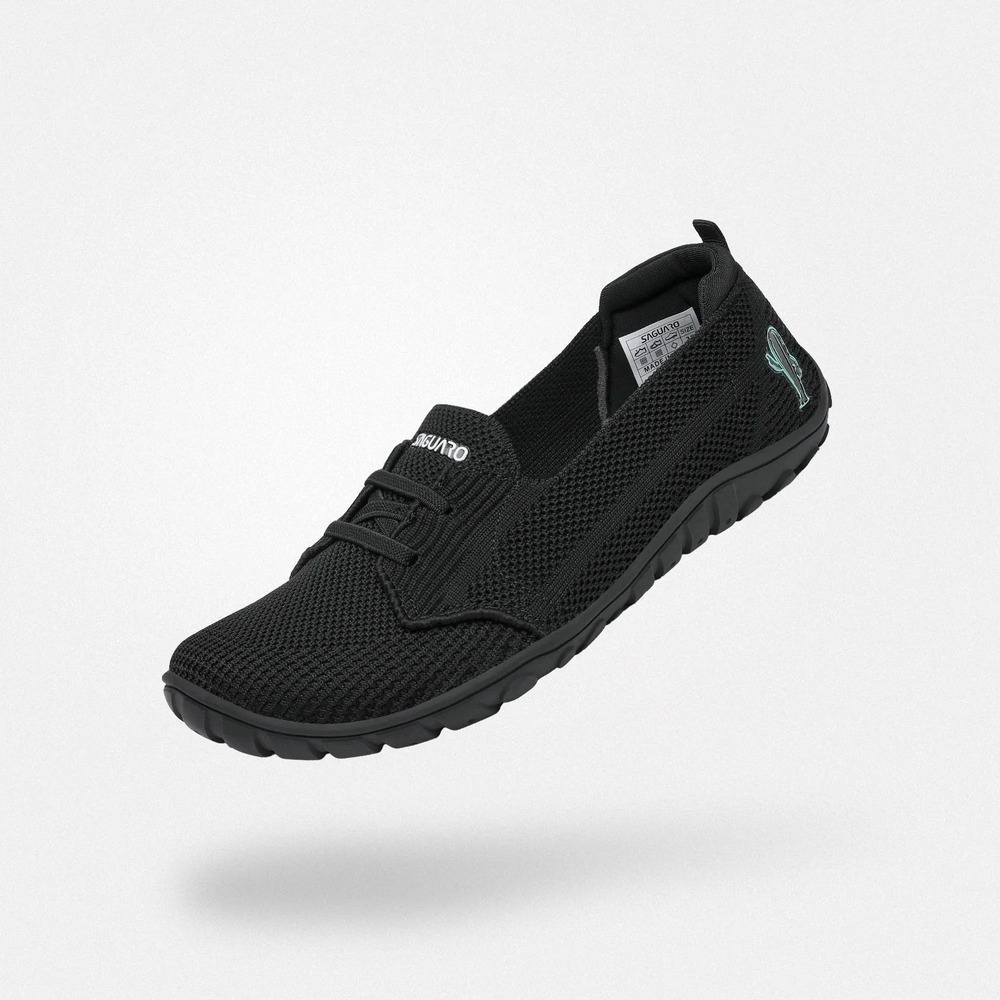 Saguaro Fern II - Barefoot Shoes Black US Women's 10.5-11 / Men's US 8.5-9